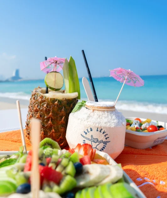 Dubai Kite Beach Casual Beachside Dining, Delivered to Your Sunbed!